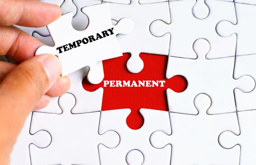 permanent and temporary placement